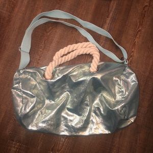 Blue Sparkle Duffle Bag